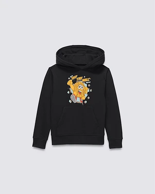 Little Kids Waffle Man Pullover Hoodie