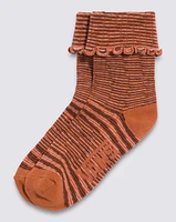 Ruston Ruffle Crew Socks