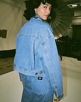 Raynes Denim Crop Trucker Jacket