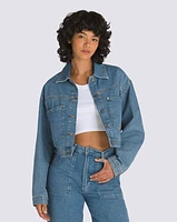 Raynes Denim Crop Trucker Jacket