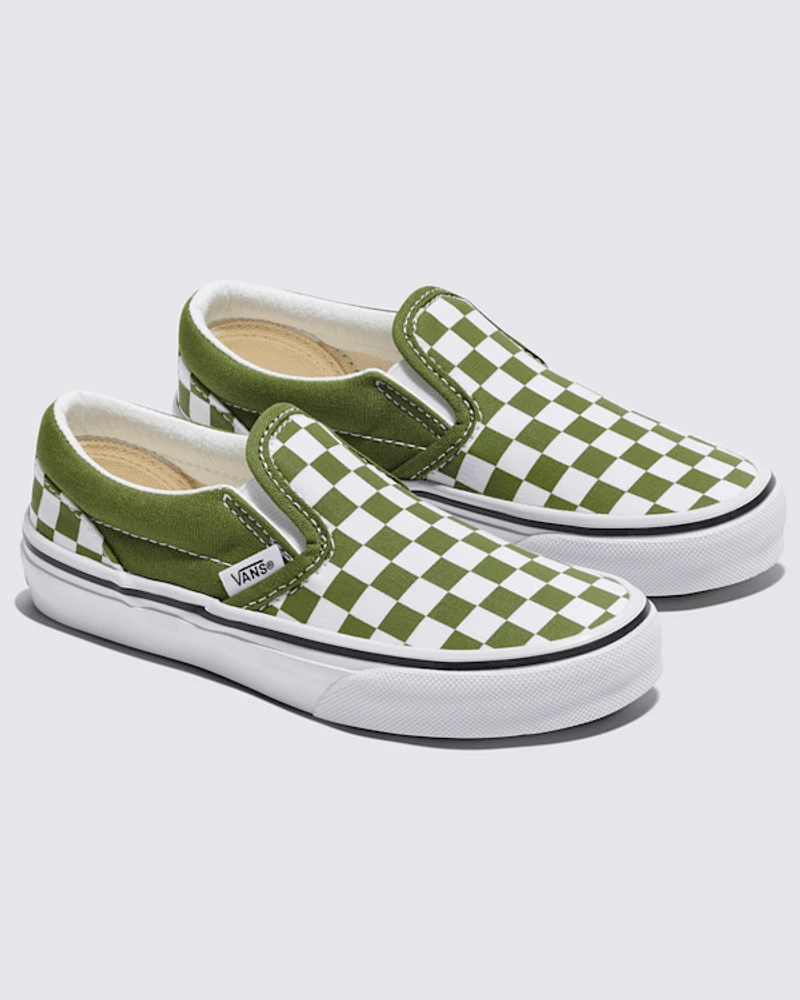Little Kids Classic Slip-On Checkerboard Shoe