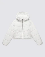Foundry Crop Puff Hooded Jacket