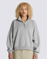 Elevated Knit Mock Neck Sweatshirt