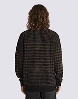 Houndstooth Cardigan Sweater