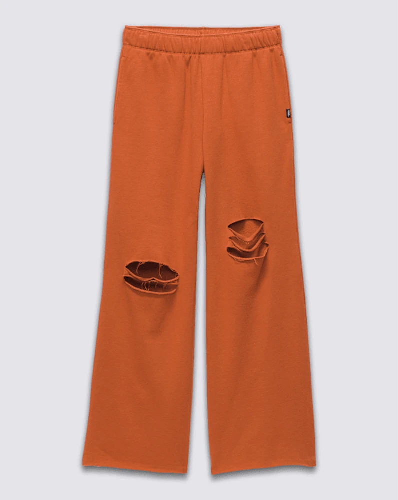Distressed Fleece Sweatpants