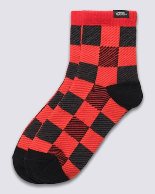 Half Crew Plaid Socks