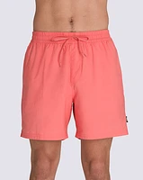 Primary Solid Elastic 17'' Boardshorts