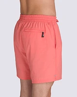 Primary Solid Elastic 17'' Boardshorts