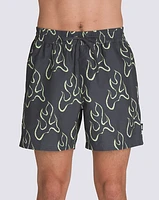 Primary Solid Elastic 17'' Boardshorts
