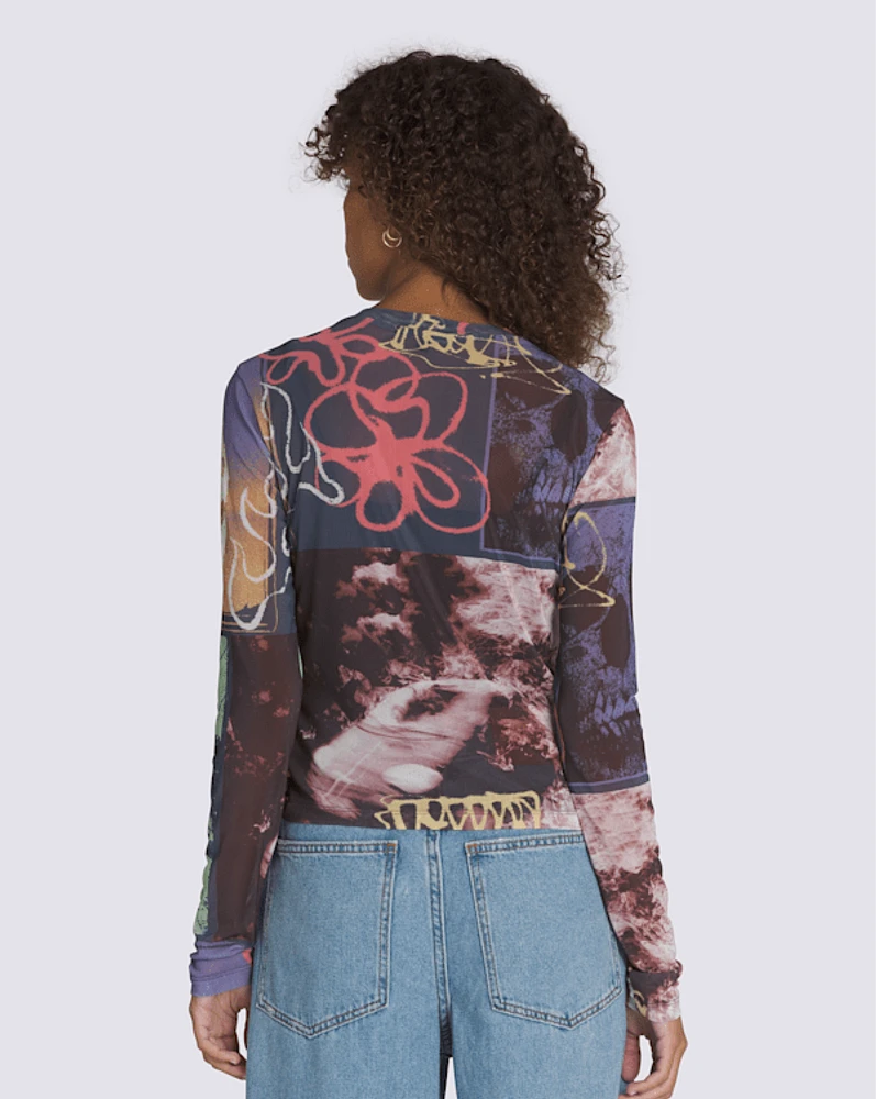 Ludlow Mesh Long Sleeve Top