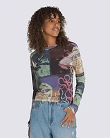 Ludlow Mesh Long Sleeve Top