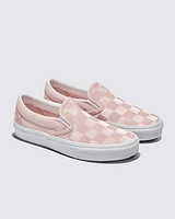 Classic Slip-On Checkerboard Satin Shoe