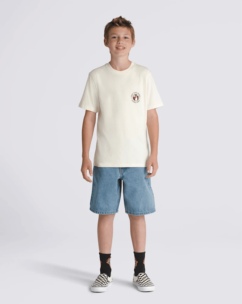 Kids Check-5 Baggy Denim Shorts