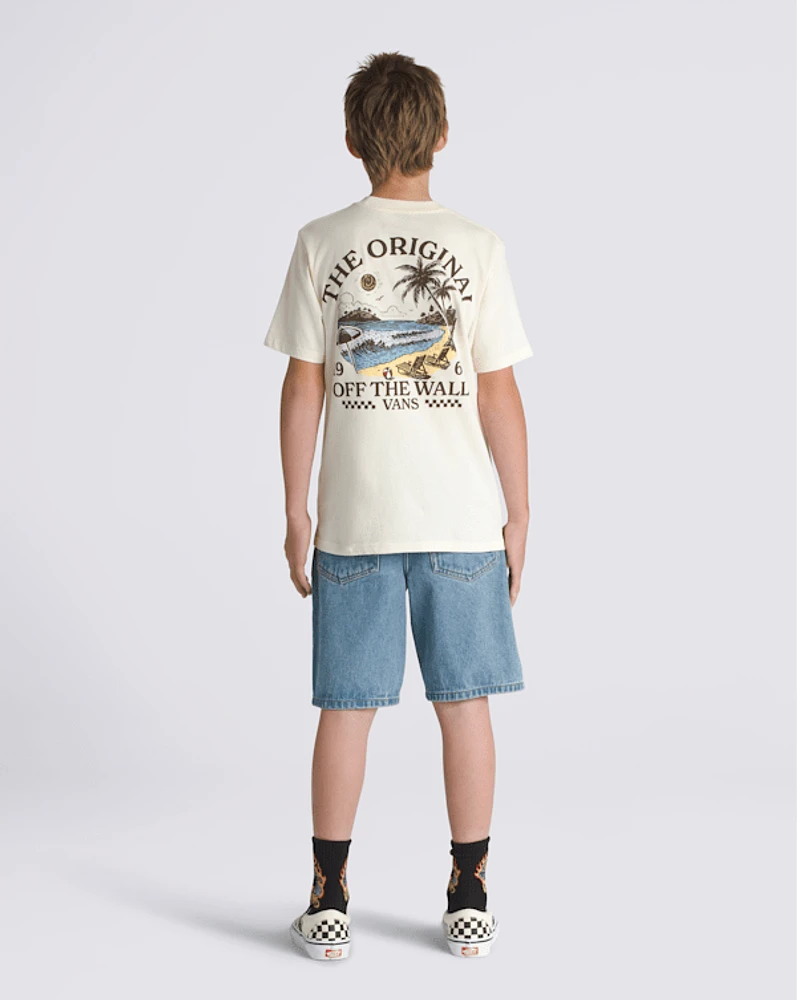 Kids Check-5 Baggy Denim Shorts
