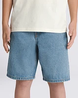 Kids Check-5 Baggy Denim Shorts