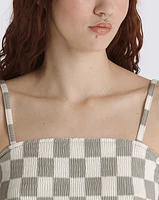 Wren Checkerboard Cami Top