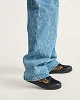 Check-5 Blaze Loose Denim Pants