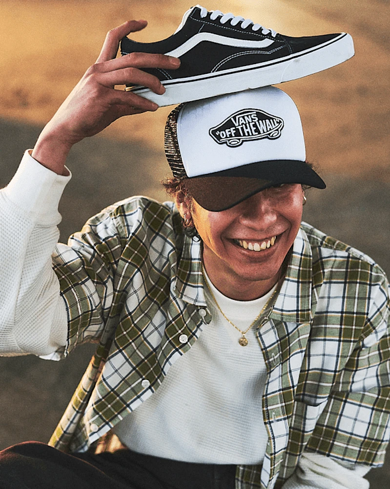 Classic Patch Curved Bill Trucker Hat