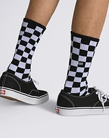 Checkerboard Crew Socks