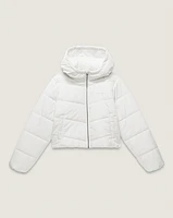 Foundry Crop Puff Hooded Jacket