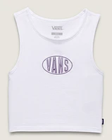 Name Drop Fitted Crop Tank Top