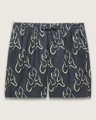 Primary Solid Elastic 17'' Boardshorts