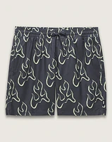 Primary Solid Elastic 17'' Boardshorts