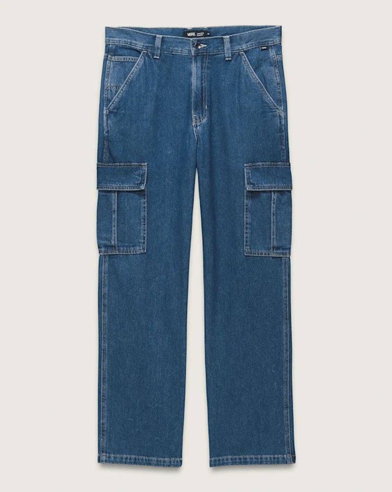 Service Cargo Loose Denim Pants