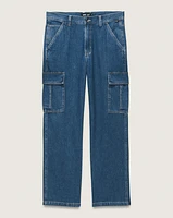 Service Cargo Loose Denim Pants