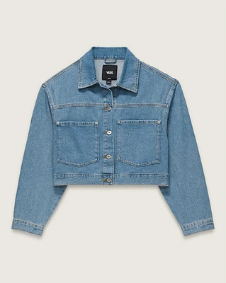 Raynes Denim Crop Trucker Jacket
