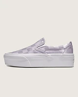 Classic Slip-On Stackform Checkerboard Shoe