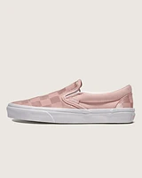 Classic Slip-On Checkerboard Satin Shoe