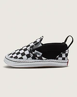 Infant Slip-On V Crib Checkerboard Shoe