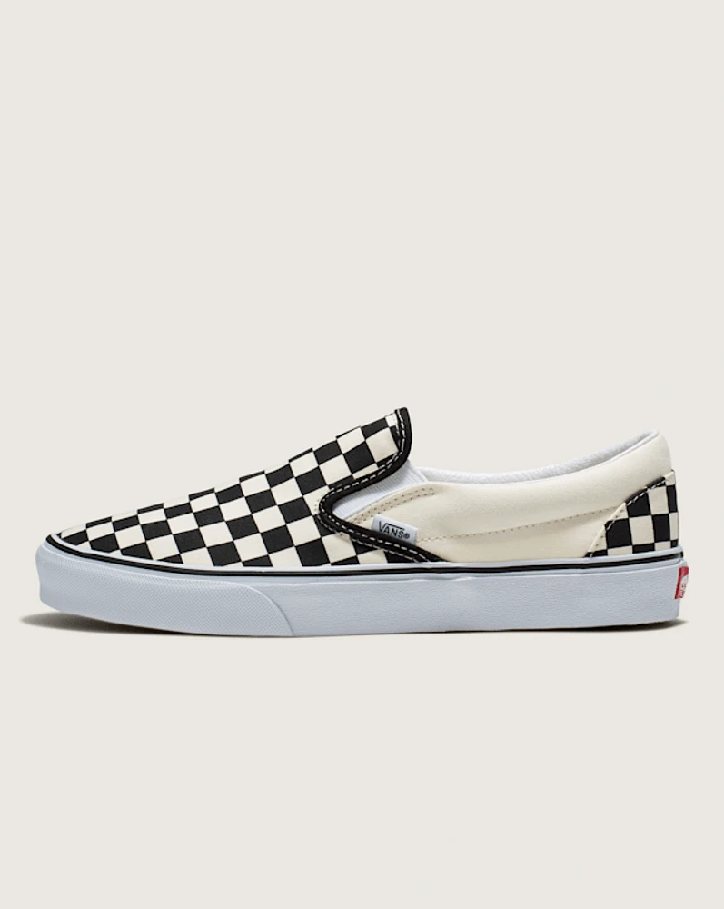 Classic Slip-On Checkerboard Wide Shoe