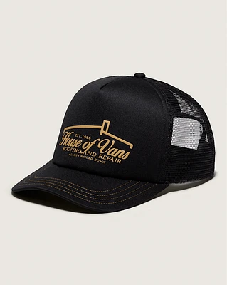 Roof Curved Bill Trucker Hat