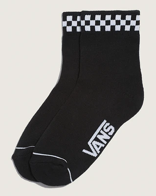 Peek-A-Check Crew Socks