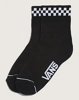 Peek-A-Check Crew Socks