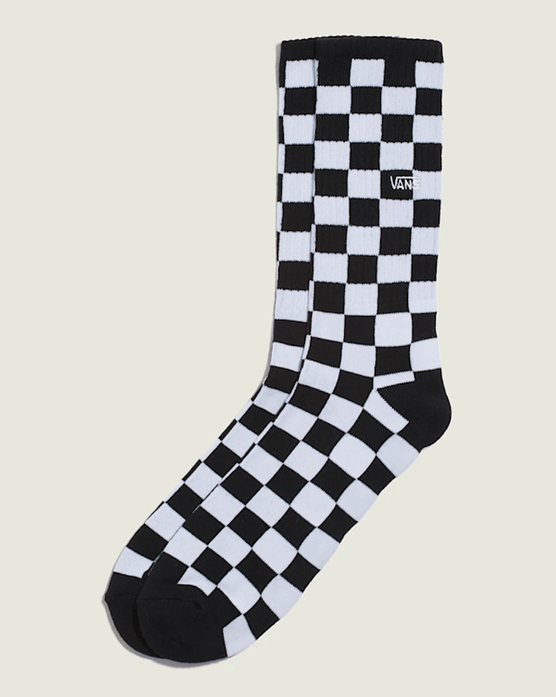 Checkerboard Crew Socks