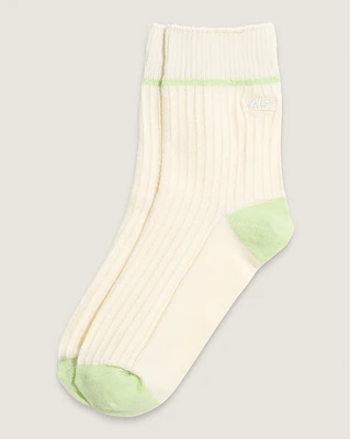Waffle Half Crew Socks