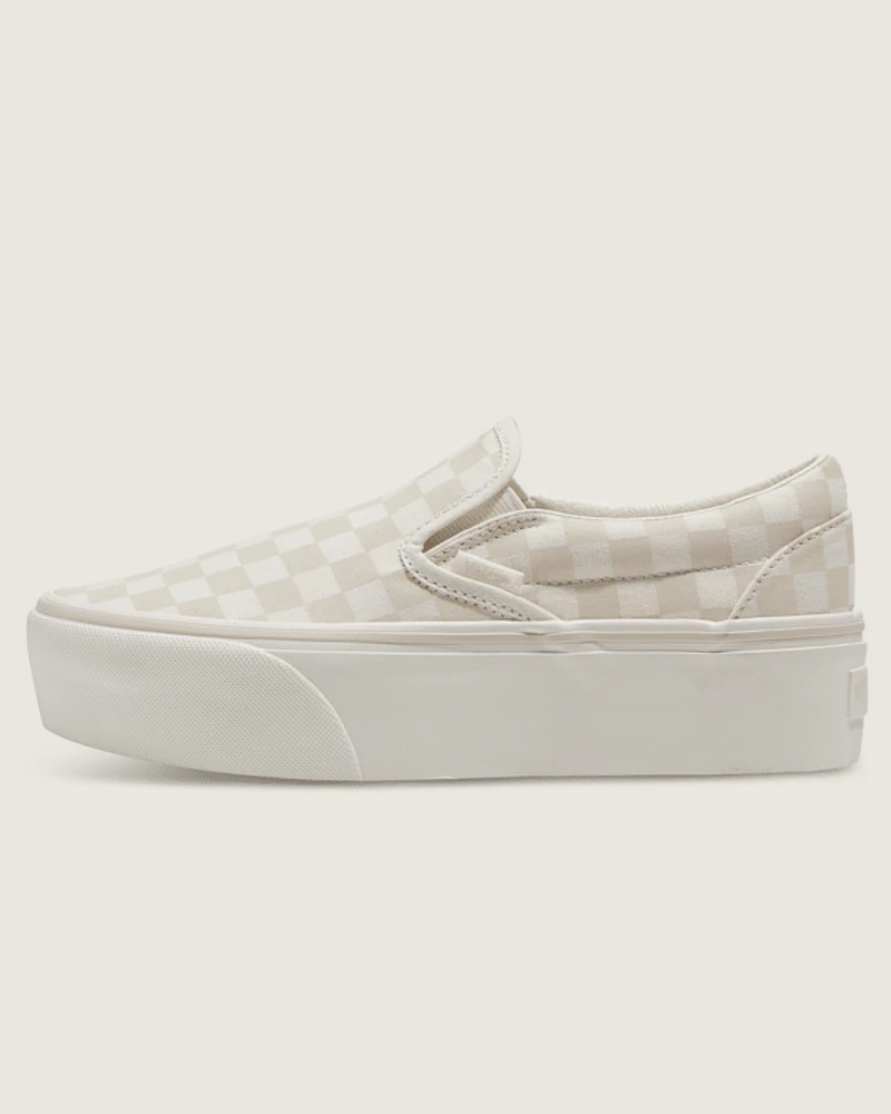 Classic Slip-On Checkerboard Stackform Shoe