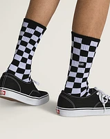 Checkerboard Crew Socks