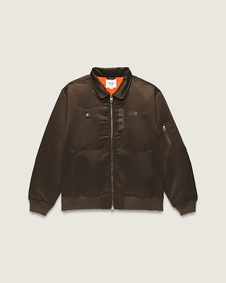 OTW Satin Bomber Jacket