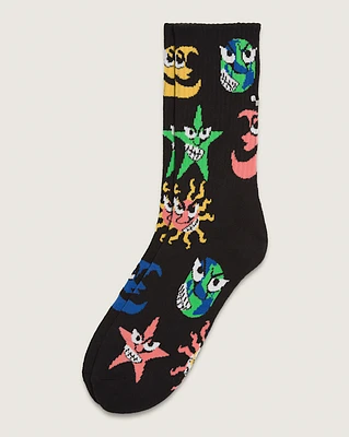Skate Clay Crew Socks