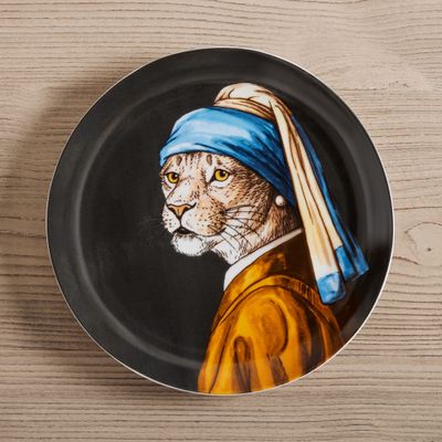 Dapper Animal Works of Art Salad Plate | West Elm