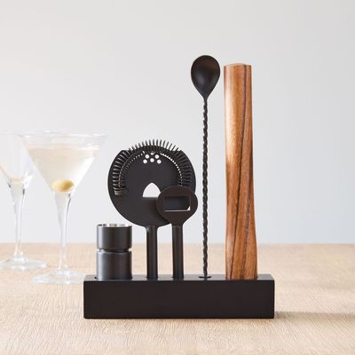 Streamline Metal Bar Tools with Stand | West Elm
