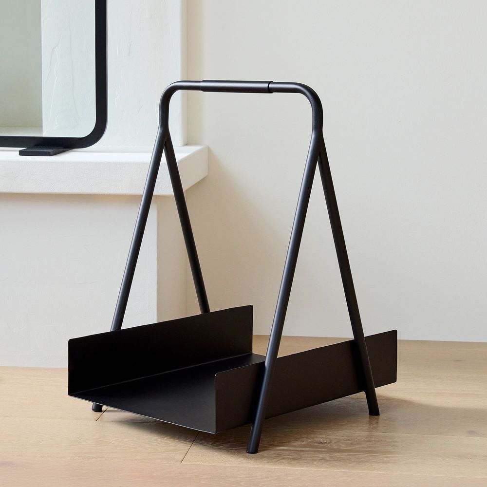 West Elm Pure Fireplace Log Holder | West Elm | The Summit