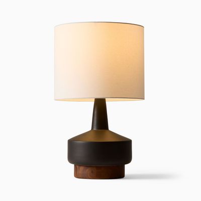 Wood & Ceramic Table Lamp (22") | West Elm