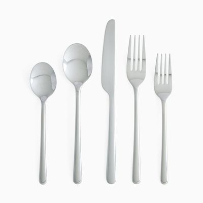 Addison Mirrored Stainless Steel Flatware Sets | West Elm