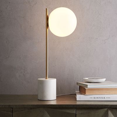 Sphere & Stem Table Lamp (22") | West Elm