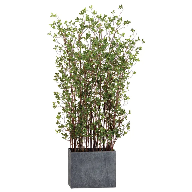 Faux Potted Baby's Breath w/ Planter